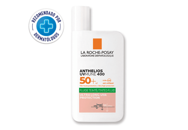 LA ROCHE-POSAY ANTHELIOS UVMUNE 400 SPF-50+ CON COLOR OIL CONTROL CREMA 50 ML